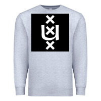Heather Grey Amsterdam University Premium Sweatshirt - linhVisuals