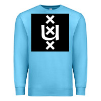 Ocean Blue Amsterdam University Premium Sweatshirt - linhVisuals