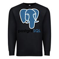 Black Postgresql Premium Sweatshirt - linhVisuals