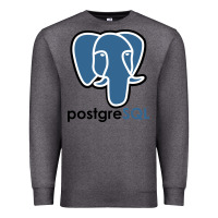 Charcoal Heather Postgresql Premium Sweatshirt - linhVisuals