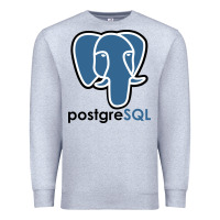 Heather Grey Postgresql Premium Sweatshirt - linhVisuals