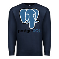 Navy Postgresql Premium Sweatshirt - linhVisuals