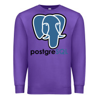 Purple Postgresql Premium Sweatshirt - linhVisuals