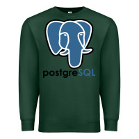 Sports Green Postgresql Premium Sweatshirt - linhVisuals