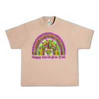 Happy Mardi Gras Y'all Rainbow Urban Heavy Tee | Teevron