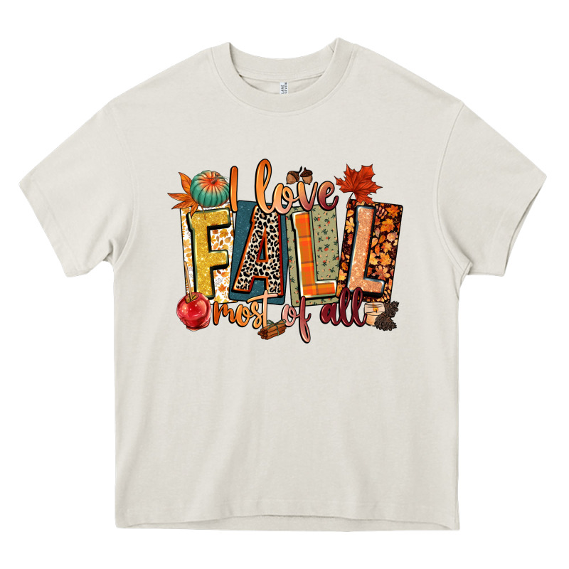 I Love Fall Most Of All Heavy Core Tee by CowGirlArtShop | Teevron