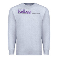 Heather Grey kellogg high school Premium Sweatshirt - linhVisuals
