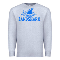 Heather Grey landshark Premium Sweatshirt - linhVisuals