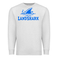 Oatmeal Heather landshark Premium Sweatshirt - linhVisuals
