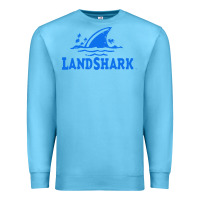 Ocean Blue landshark Premium Sweatshirt - linhVisuals
