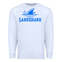 White landshark Premium Sweatshirt - linhVisuals