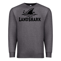 Charcoal Heather landshark Premium Sweatshirt - linhVisuals