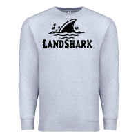 Heather Grey landshark Premium Sweatshirt - linhVisuals