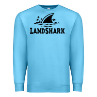 Ocean Blue landshark Premium Sweatshirt - linhVisuals