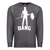 Charcoal Heather joe dirt dang Premium Sweatshirt - linhVisuals
