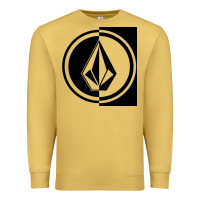 Antique Gold Volcom Style Premium Sweatshirt - linhVisuals