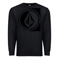 Black Volcom Style Premium Sweatshirt - linhVisuals