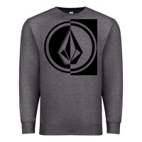 Charcoal Heather Volcom Style Premium Sweatshirt - linhVisuals