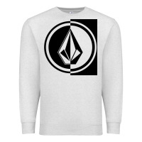 Oatmeal Heather Volcom Style Premium Sweatshirt - linhVisuals