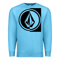 Ocean Blue Volcom Style Premium Sweatshirt - linhVisuals