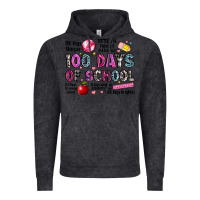 Vintage Black 100 days of school Vintage Hoodie - LillyAllenDesigns