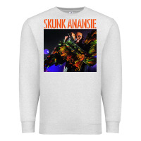 Oatmeal Heather skunk anansie Premium Sweatshirt - linhVisuals