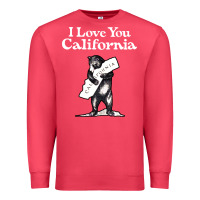 Cardinal i love you california bear state hug Premium Sweatshirt - linhVisuals