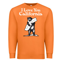 Carrot i love you california bear state hug Premium Sweatshirt - linhVisuals