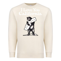 Sandshell i love you california bear state hug Premium Sweatshirt - linhVisuals