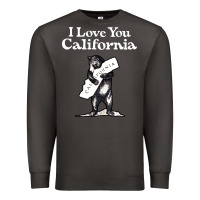 Smoke i love you california bear state hug Premium Sweatshirt - linhVisuals