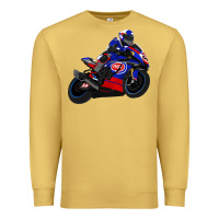 Antique Gold Superbike Toprak Razgatlıoğlu Premium Sweatshirt - linhVisuals