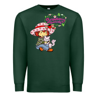 Sports Green strawberry shortcake and cat Premium Sweatshirt - linhVisuals