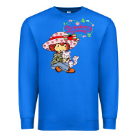 True Royal strawberry shortcake and cat Premium Sweatshirt - linhVisuals