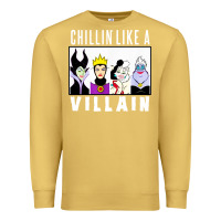 Antique Gold chillin like a villain Premium Sweatshirt - linhVisuals