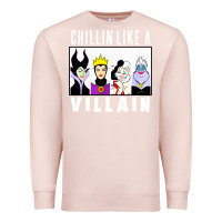 Pale Pink chillin like a villain Premium Sweatshirt - linhVisuals
