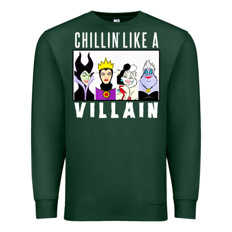 Chillin Like A Villain Premium Sweatshirt by linhVisuals | Teevron