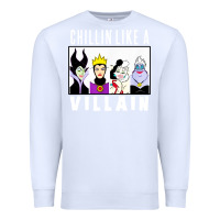 White chillin like a villain Premium Sweatshirt - linhVisuals