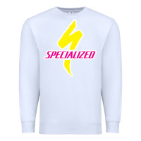 White Specialized Bikes Bicycle Premium Sweatshirt - linhVisuals