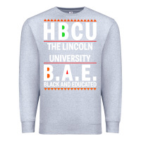 Heather Grey hbcu the lincoln university black and educated black classic Premium Sweatshirt - linhVisuals