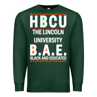 Hbcu The Lincoln University Black And Educated Black Classic Premium Sweatshirt | Teevron