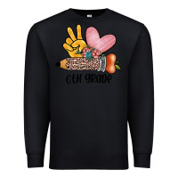 Black peace love 6th grade Premium Sweatshirt - JahusDesignShop