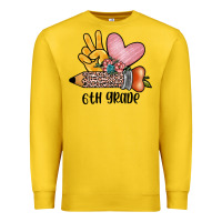 Lemon peace love 6th grade Premium Sweatshirt - JahusDesignShop