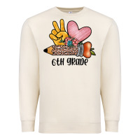 Sandshell peace love 6th grade Premium Sweatshirt - JahusDesignShop