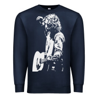 Navy chris cornell musician Premium Sweatshirt - linhVisuals