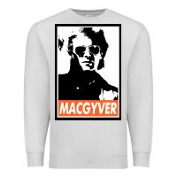 Dove Grey macgyver Premium Sweatshirt - linhVisuals