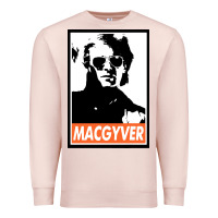 Pale Pink macgyver Premium Sweatshirt - linhVisuals