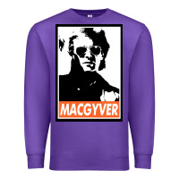 Purple macgyver Premium Sweatshirt - linhVisuals