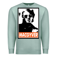 Seafoam macgyver Premium Sweatshirt - linhVisuals