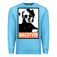 Ocean Blue macgyver Premium Sweatshirt - linhVisuals