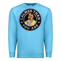 Ocean Blue calmer than you are Premium Sweatshirt - linhVisuals